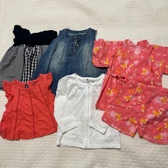 80サイズ　子供服　女の子用夏服　
20点まとめ売りの画像