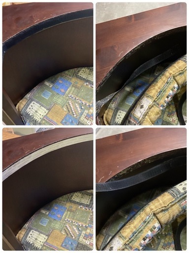 イタリア輸入品　木製コーナー　キャビネット　コーナーチェア イタリア輸入品 木製コーナー キャビネット コーナーチェア