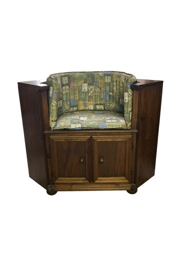 イタリア輸入品　木製コーナー　キャビネット　コーナーチェア イタリア輸入品 木製コーナー キャビネット コーナーチェア