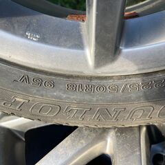 🚗【中古 トヨタ純正アルミホイール 18インチセット（タイヤ付き）】🚗の画像