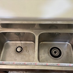 2曹式シンク　業務用　の画像