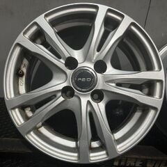 BS BRIDGESTONE FEID H5 フェイド 14インチ 4本 5.5J4HPCD100+38 ルーミー トール タンク ブーン パッソ等　(MHE203)クレジットカード QRコード決済可能の画像
