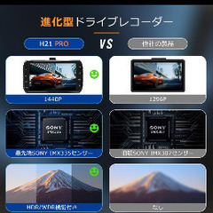 未使用品　H21 PRO ドライブレコーダーの画像