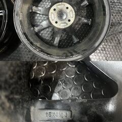 Venthandi ヴェルサンディ 社外ホイール 15インチ 4本 4.5J4HPCD100+45 ブラック N-BOX ワゴンR スペーシア ハスラー等　(MHE204)クレジットカード QRコード決済可能の画像