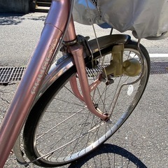 カゴ付き自転車　　　の画像
