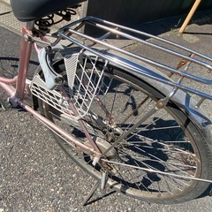 カゴ付き自転車　　　の画像