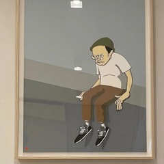 【額装済】YUSUKE HANAI「Untitled」シルクスクリーン花井祐介の画像