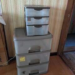 今月末までの出品です　　タンス　プラスチックケースの画像