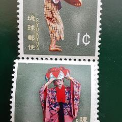沖縄 琉球郵便ドル切手12種30枚まとめての画像