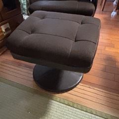 無料ニトリリクライニングチェア　オットマン付きの画像