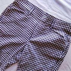 バミューダパンツ　ハーフパンツ　チェックの画像