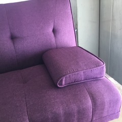 ソファーベッド　クッション付　⭐︎101149の画像