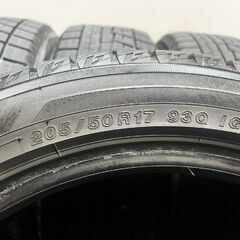 YOKOHAMA ice GUARD iG60 205/50R17 17インチ スタッドレス 4本 バリ溝 セレナハイブリッド プレマシー VOLVO/V40等　(KTB318)クレジットカード QRコード決済可能の画像