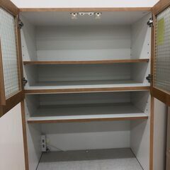 【ジャングルジャングル和歌山店】【Wa1902】レンジボード  食器棚 ナチュラル   リユースショップ リサイクルショップ 中古家具 中古家電 中古自転車 古着 冷蔵庫 洗濯機 エアコン 電子レンジ テレビ オフィス家具 ヴィンテージ アンティーク  和歌山市 岩出市 海南市 岬町 和歌山 大阪の画像