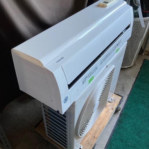保証付、取付込、東芝2019年2.2kw6畳