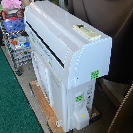 保証付、取付込、東芝2019年2.2kw6畳