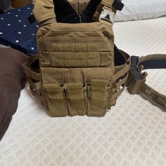 ORDNANCE TACTICAL OKINAWA（オードナンス）PISTOL BELT MOLLE SYSTEM D-RING（ピストルベルトモールシステムディーリング）　AVSプレートキャリアの画像