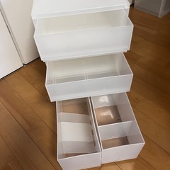 無印　収納ケース　引き出しの画像
