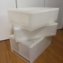 無印　収納ケース　引き出しの画像