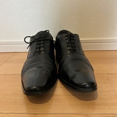 革靴　ブラック　26.5の画像
