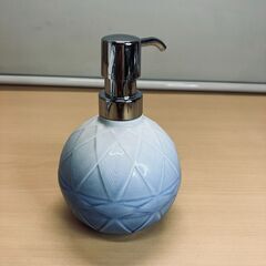 九谷焼 九谷彩釉 ソープボトル TEMARI（ブルー）約350mLの画像