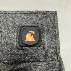 2507-797 ドウシシャ WHX-F05 薄型足元ヒーター 動作確認済み 中古 現状お渡しの画像