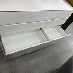 チェスト ニトリ 4段 クエス ホワイト 【トレファク堺福田】の画像
