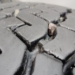 札幌発 引取OK BS M810 225/90R17.5 127/125L 17.5インチ トラックタイヤ 夏タイヤ ミックス 6本 バリ溝 4t ファイター等　(KTT636)クレジットカード QRコード決済可能の画像
