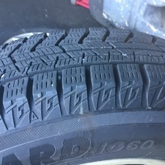 145/80R13 アルミホイール付スタッドレスタイヤ 4本セットの画像