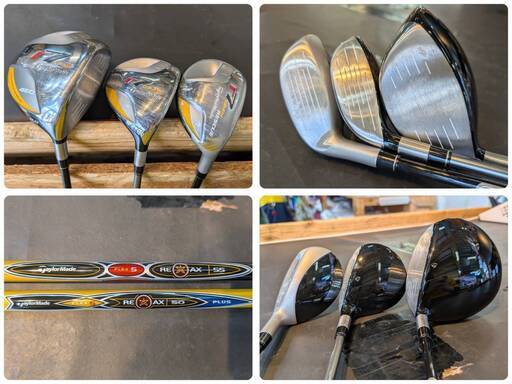 【愛品倶楽部柏店】男性右利き用 TaylorMade テーラーメイド r7 Draw ドロー ゴルフクラブセット キャディバッグ