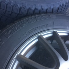 155/65R13 アルミホイール付スタッドレスタイヤ 4本セットの画像