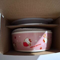 【未使用】HELLO KITTY　レンジパック鉢の画像