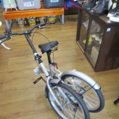 【緊急時に使いやすいノンパンクシステム】中古美品 折りたたみ自転車  BONANZA 20インチ の画像