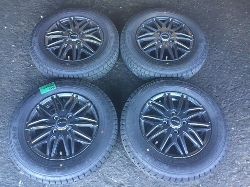 145/80R13 アルミホイール付スタッドレスタイヤ 4本セット