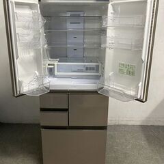 高年式!2021年製! SHARP シャープ ノンフロン冷凍冷蔵庫 冷蔵庫 6ドア SJ‑X504H‑T 502L 中古家電 店頭引取歓迎 R9847の画像