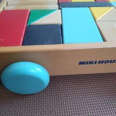 お話中！　ミキハウス　積み木の画像