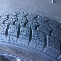 155/65R13 アルミホイール付スタッドレスタイヤ 4本セットの画像