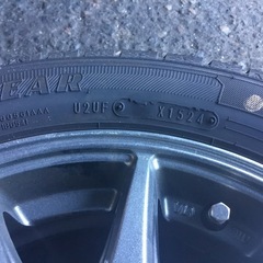 155/65R13 アルミホイール付スタッドレスタイヤ 4本セットの画像