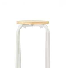 無印良品⬜︎ スチールパイプスタッキングスツール⬜︎ 在庫２個の画像