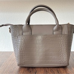 【新品未使用】CECIL McBEE クロコダイル エンボスショルダーバッグ トートの画像