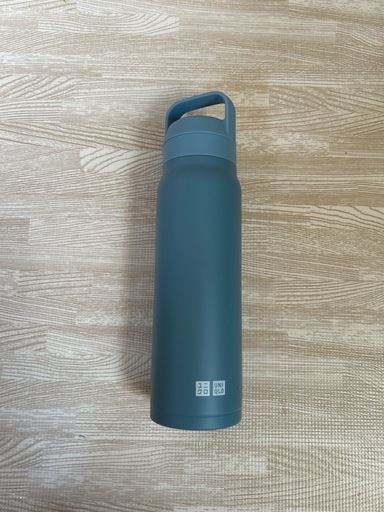 ユニクロ感謝祭2025 水筒 ブルー 水色 炭酸可0.45L (ちおたん