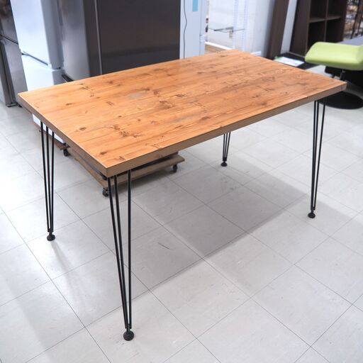 ビンテージ調ダイニングテーブル　W1200　リユース品　価格　13,750円