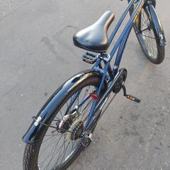 24インチ 🚲 中古 ジュニア 自転車 10,800円 🔁6段切替 💡ライト付 新規防犯登録料コミ 864の画像