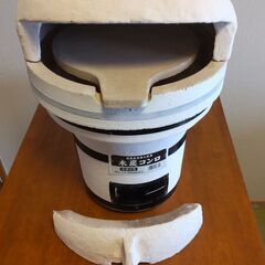 移動式無煙小型ピザ窯七輪付きの画像