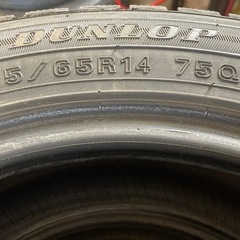 ダンロップ冬タイヤ 軽自動車 155/65R14 4本 格安の画像
