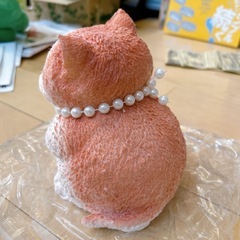 リアル猫スクイーズ　ふわふわ　ぶにぷに　ツムっとラバーマスコットの画像