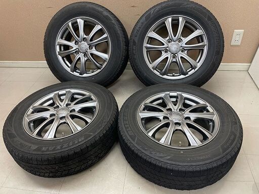 ブリヂストン VRX3 195/65R15 23年製 ホイール付 ノア