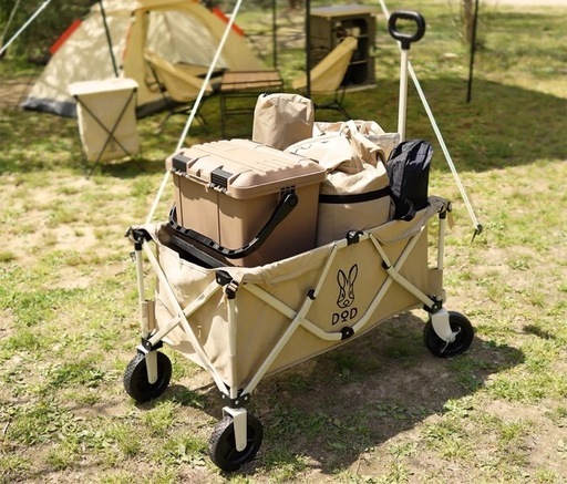 DOD キャリーバッグ　ベージュ　キャリーワゴン