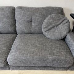2.5人掛け ソファ グレーの画像