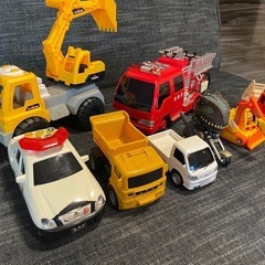 はたらく車　おもちゃセットの画像